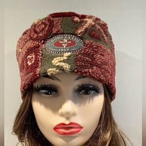 Hors La Loi Hat Retro Outdoor Western Country Faux Fur Cactus Multicolor